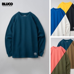 BLUCO(ブルコ) OL-0214 2PAC THERMAL SHIRTS A-pac(BK/IVO) B-pac(NV/RD) C-pac(KH/OV) D-pac(BL/YL) E-pac(IV-BK/IV-NV)