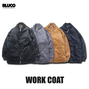 BLUCO(ブルコ) OL-1308 WORK COAT 4色(GRY/NVY/BLK/BRN)
