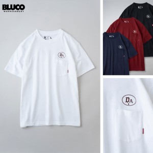 BLUCO(ブルコ) OL-1204 POCKET TEE 4色(WHT/BLK/BGD/D.NVY)