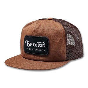 BRIXTON(ブリクストン) GRADE HP TRUCKER HAT ブラウン