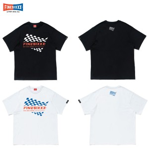 FINESIXXX(ファインシックス) FINE FLAG GRAPHIC TEE 2色(ブラック/ホワイト)