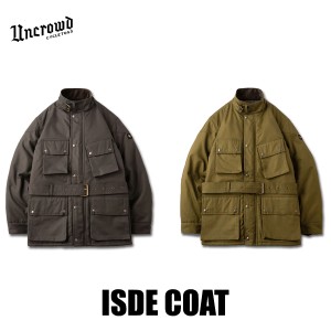 UNCROWD(アンクラウド) UC-2304 ISDE COAT 2色(M.GRY/OLV)