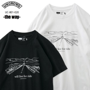 UNCROWD(アンクラウド) UC-801-020 -the way- 全2色(ブラック・ホワイト)