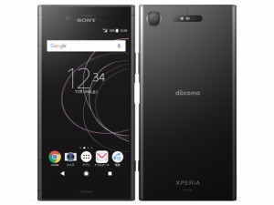 【中古】Cランク 【傷や汚れあり】SIMロック解除済み 元docomo SONY Xperia XZ1 SO-01K  ブラック  ネットワーク利用制限〇(白ロム)  送