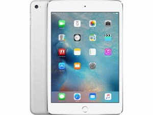 【中古】Aランク【目立った傷や汚れなし】 SIMフリー iPad mini4 128GB WiFi+Cellular シルバー 利用制限〇(白ロム) 本体のみ 送料無料