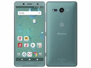 【中古】Bランク【やや傷や汚れあり】   SIMロック解除済み 元docomo SO-05K SONY Xperia XZ2 Compact   モスグリーン 本体のみ  利用制