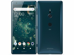 【中古】Cランク【傷や汚れあり】   SIMロック解除済み 元au SOV37 SONY Xperia XZ2 ディープグリーン 判定○ 赤ロム永久保証 送料無料