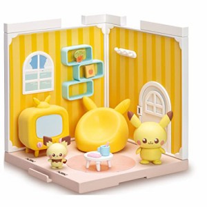 タカラトミー(TAKARA TOMY) ポケモン ポケピースハウス リビング ピカチュウ&ピチュー