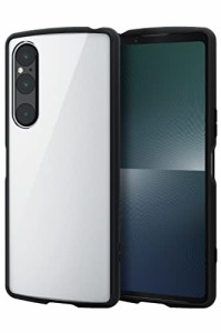 エレコム Xperia 1 V (SO-51D / SOG10) ケース 耐衝撃 TOUGH SLIM LITE 全周エアークッション 背面クリ