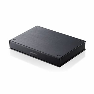 エレコム ポータブルHDD ハードディスク 4TB PC/テレビ録画用 USB3.2(Gen1) ブラック ELP-PTV040UBK