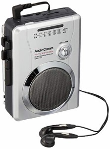 OHM AudioComm ラジオカセット AM/FM ラジオ番組録画可能 CAS-710Z