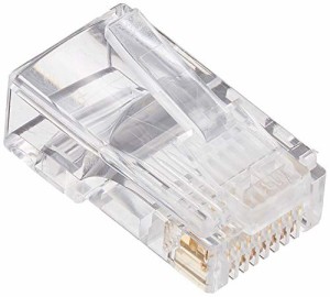 エレコム RJ45コネクタ 単線仕様 100個入り LD-RJ45T100