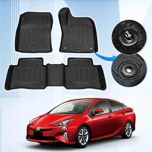 GIMUYA トヨタ プリウス PRIUS 50系 フロアマット 立体 3D カーマット 前期 後期 ZVW50 ZVW51 ZVW55 TPE