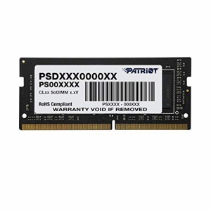 PATRIOT パトリオットメモリ ノートパソコン用メモリ SODIMM DDR4 3200MHz PC4-25600 32GB CL22 PS