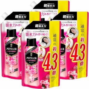 レノア ハピネス アロマジュエル 香り付け専用ビーズ アンティークローズ＆フローラル 詰め替え 1810mL×4袋 [大容量] [ケース品]