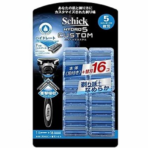 シック ハイドロ5 カスタム 替刃 17個 5枚刃 ひげそり 髭剃り SCHICK HYDRO5 CUSTOM 1個 (x 1)