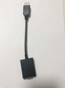 (中古)レノボ Lenovo HDMI to VGA モリターアダプター　03x7583　純正品　送料無料