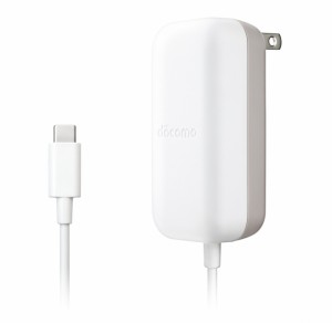 （中古ほぼ新品）【docomo純正】 共通ACアダプタ07 USB Type-C 急速充電器 AC07 タイプC 在庫わずか/本体のみ/送料無料