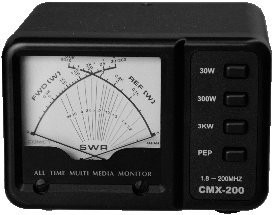 CMX-200 コメット簡単操作のSWR＆パワー計 3Kw/HF