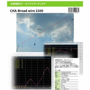 CHA-Broad Wire2300　1.8〜30MHz コメット 全長10M ブロードバンドワイヤーアンテナ