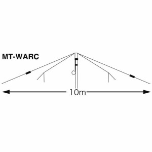 MT-WARC　サガ電子 10/18/24MHzダイポールアンテナ