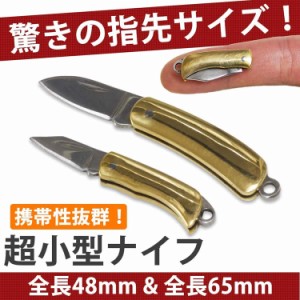 超小型ナイフ 指先サイズ 折りたたみ式 コンパクト 持ち運び キャンプ アウトドア 釣り レジャー ミニナイフ 携帯 PR-YUBIKNIFE【メール