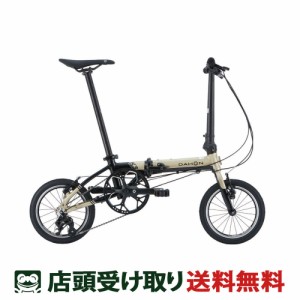 【アウトレット1点限り】店頭受取限定 ダホン DAHON K3 2024 スポーツ自転車 折り畳み小径車 14インチ [24 K3]