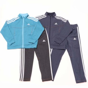 adidas アディダス DKH15+DKH25 デニムプリント　ジュニア　キッズ　ジャージ上下　セットアップ　トレーニングウェア　メーカー希望価格