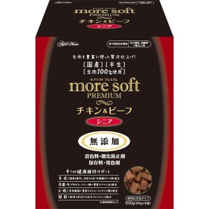 アドメイト more soft モアソフト プレミアム チキン＆ビーフ シニア 600g ドッグフード 国産 犬用フード シニア Add.Mate