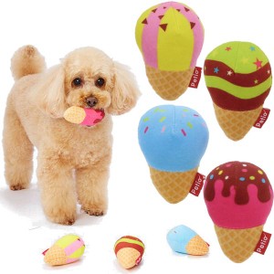 ペティオ 犬用おもちゃ ワンワンアイスクリーム ※種類は選べません 超小型犬〜小型犬 笛付き Petio