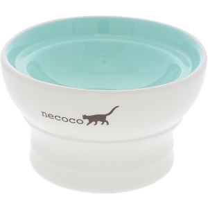 ペティオ necoco 脚付き陶器食器 ウェットフード向き 猫用 食器 陶器 猫 ネコ 短毛 長毛 愛猫が食べやすい Petio