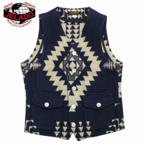 JELADO ジェラード Salem Vest Old Navy ウールブランケット セーラム ベスト オールドネイビー AG63503