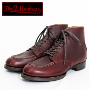 The 2 Monkeys トゥーモンキーズ Sportifモカシン ワークブーツ ボルドー Bordeaux VachettaJELADOジェラード TM81935