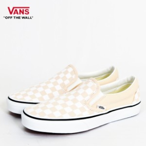 VANS バンズ CLASSIC SLIP-ON クラシック スリッポン Theory Checkerboard PEACH DUST スニーカー ヴァンズ  VN0A7Q5DBM0