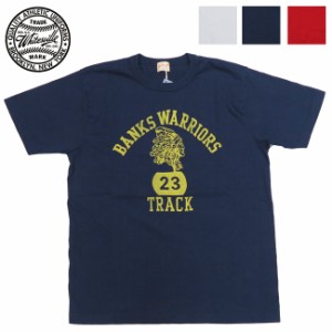 WHITES VILLE ホワイツビル カレッジプリント 半袖 Tシャツ BANKS WARRIORS WV79152