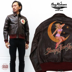 バズリクソンズ Buzz Rickson's A-2 384th FIGHTER SQ. PATCH フライトジャケット レザージャケット  馬革 BR80574