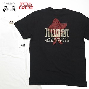 フルカウント × グラッドハンド FULLCOUNT GLAD HAND クルーネック 半袖 Tシャツ COWGIRL GHT-005