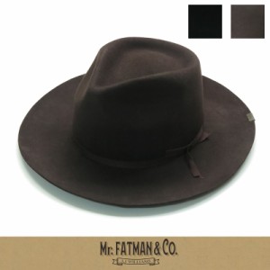 J.J. WILLIAMS FEDORA By Mr.FATMANミスターファットマン ウールフェルトハット Gambler 5225004
