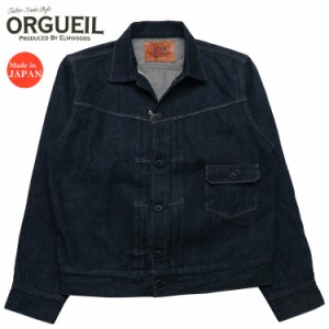 ORGUEIL オルゲイユ 10周年限定モデル 13oz 天然藍 ナチュラルインディゴデニム ジャケット 記念バンダナ付属 OR-4237