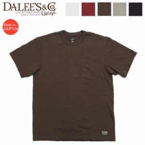 DALLES & CO ダリーズ＆コー 極厚天竺 半袖 クルーネック ポケット Tシャツ SGシリーズ SG22T-P デラックスウェア DELUXEWARE