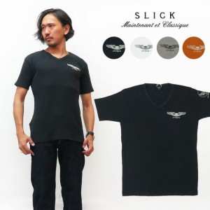 AVIREX アビレックス 半袖 ミニワッフル Vネック Ｔシャツ プリント 6193402 