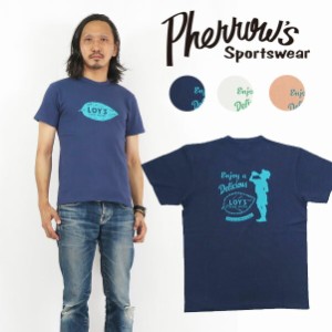 フェローズ PHERROW'S 半袖 Tシャツ プリント LOY'S 日本製 21S-PTJ8