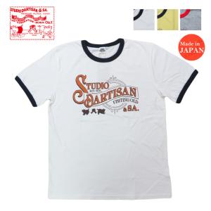 ステュディオ・ダルチザン STUDIO D'ARTISAN プリントラグラン7分袖T