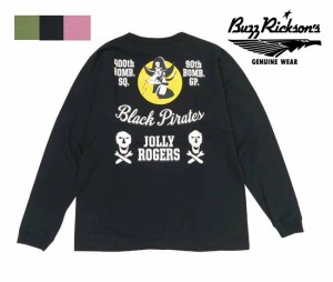 バズリクソンズ BUZZ RICKSON'S 長袖 Tシャツ 400th BOMB. プリント MADE IN USA BR69284