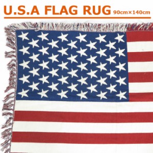 KC’S ケーシーズ U.S.A フラッグ ラグ 90cm×140cm 星条旗 マット カーペット 