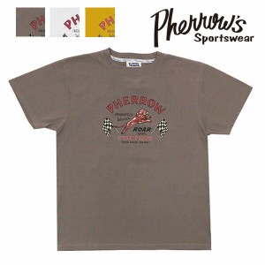 フェローズ Pherrow's 半袖 Tシャツ プリント 22S-PT9