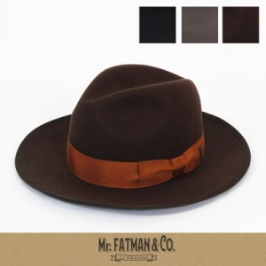 J.J. WILLIAMS FEDORA By Mr.FATMAN ミスターファットマン ウールフェルトハット J.D.Pistol 5225002 