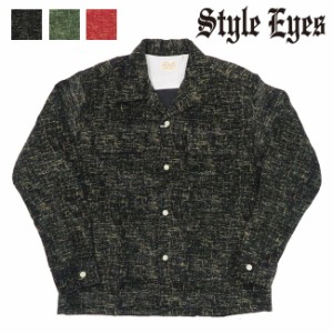 Style Eyes スタイルアイズ 長袖 コーデュロイ シャツ Mid 1950s Style Corduroy Sports Shirt “IKAT” SE29172 