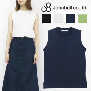 JOHNBULL ジョンブル レディース 無地 ノースリーブ Tシャツ ZC771