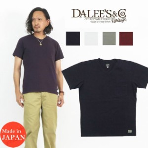 DALLES & CO ダリーズ＆コー 極厚天竺 半袖 Vネック ポケット Tシャツ VL22T デラックスウェア DELUXEWARE